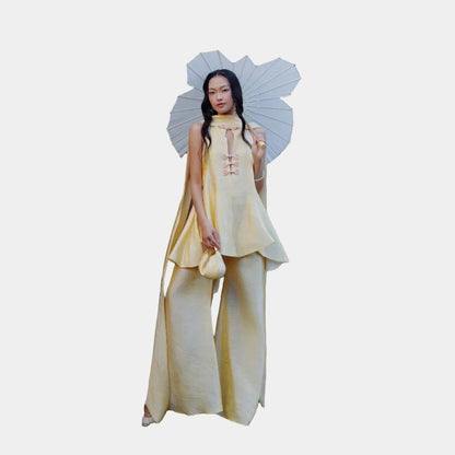 Jirene Studio Silk Wide-leg Trousers