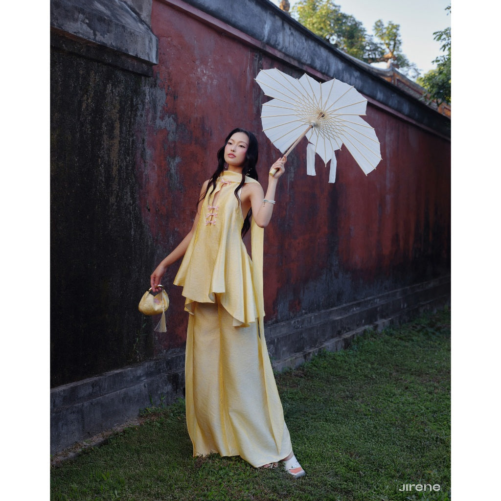 Jirene Studio Silk Wide-leg Trousers