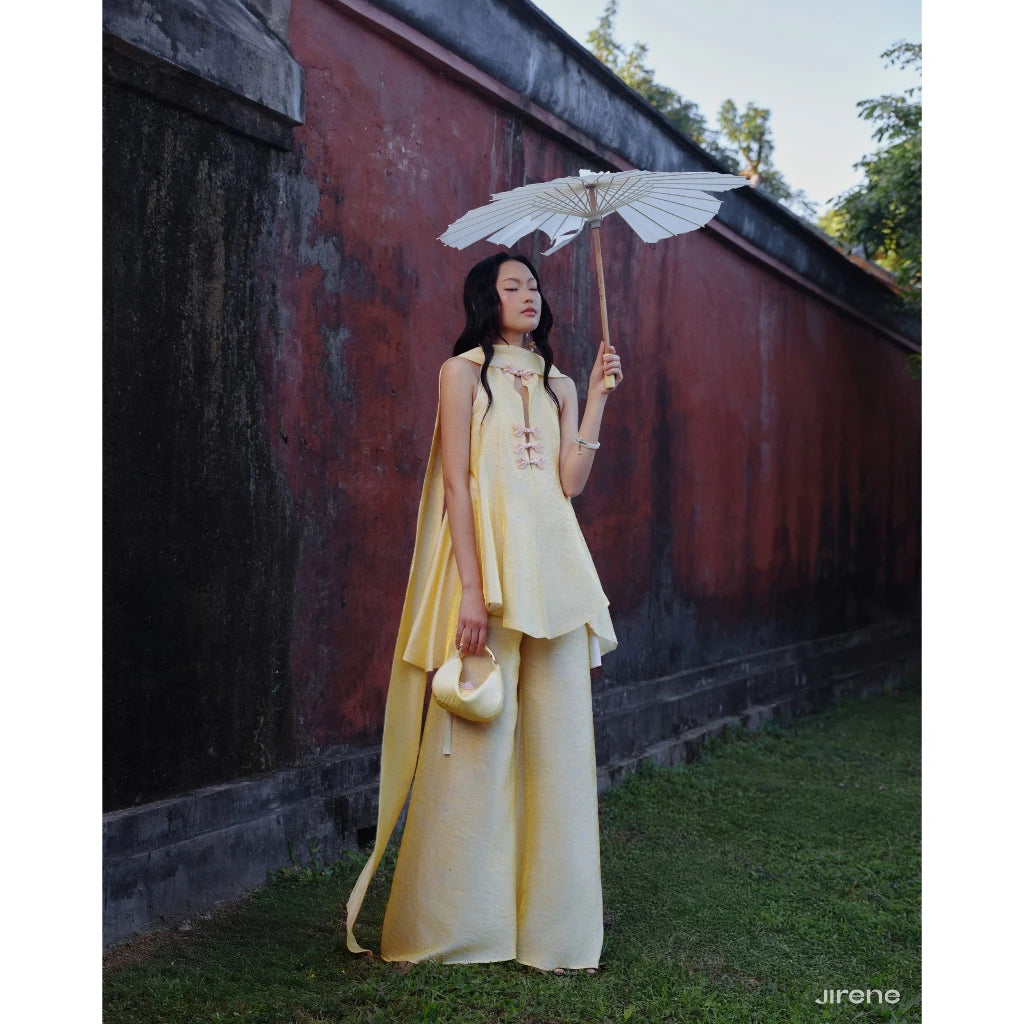 Jirene Studio Silk Wide-leg Trousers