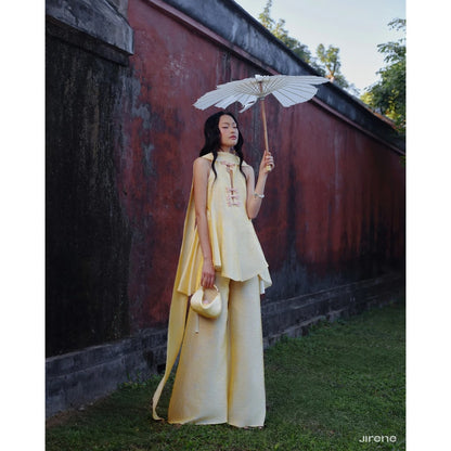 Jirene Studio Silk Wide-leg Trousers