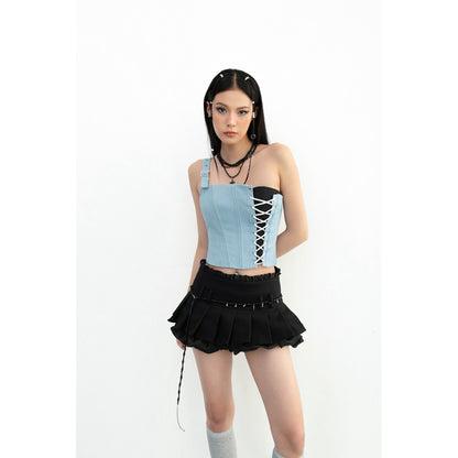 Cera One Shoulder Corset Top