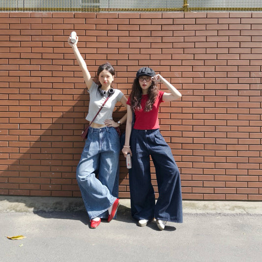 Aufra Studio A-Line Wide-Leg Jeans