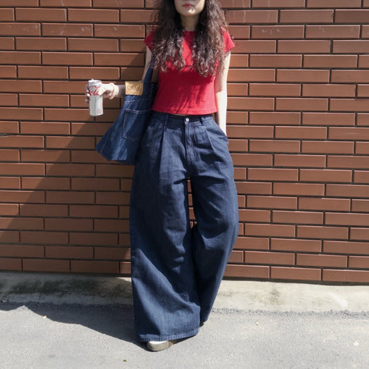 Aufra Studio A-Line Wide-Leg Jeans