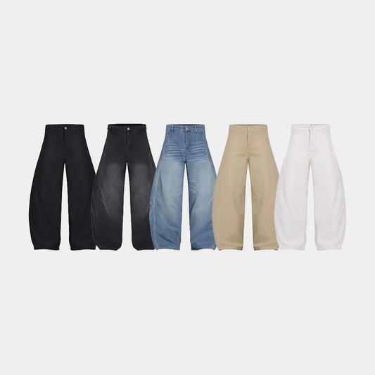 WHOSE Barrel Fit Jeans