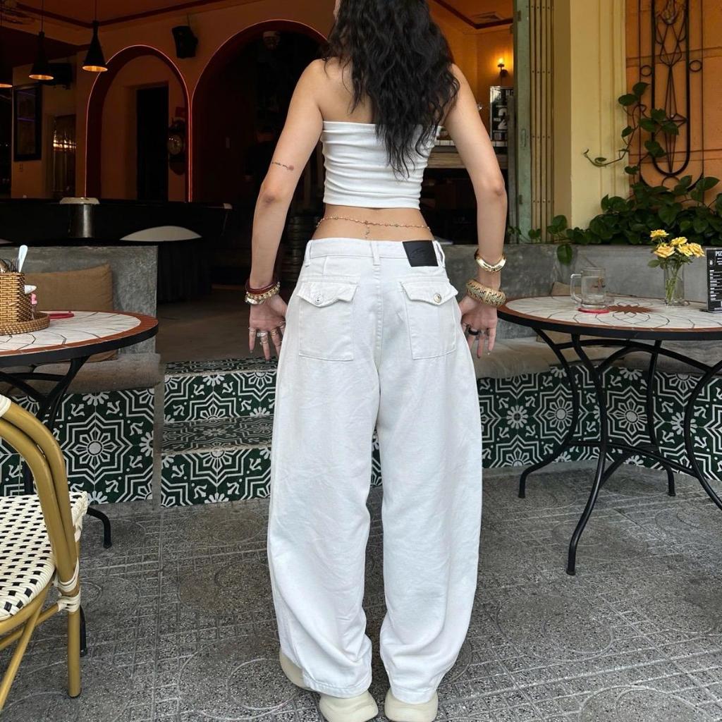 WHOSE Barrel Fit Jeans