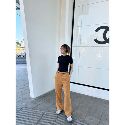 Cera High Waist Straight Pants