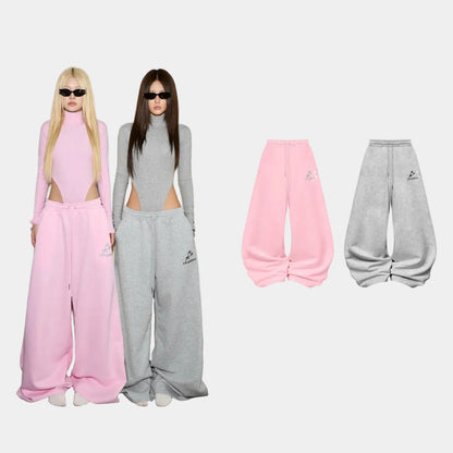 Kill System Wide-Leg Glitter Sweatpants Super Star
