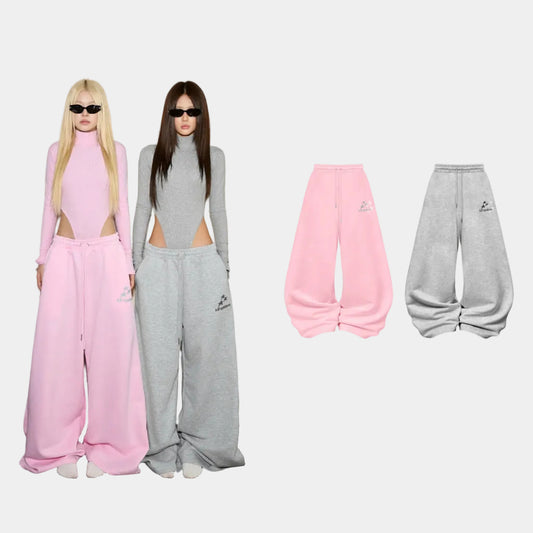 Kill System Wide-Leg Glitter Sweatpants Super Star