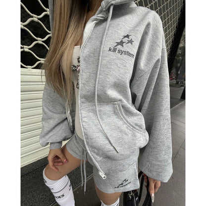 Kill System Low-Rise Glitter Shorts Super Star