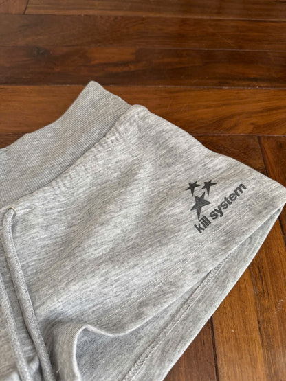 Kill System Low-Rise Glitter Shorts Super Star