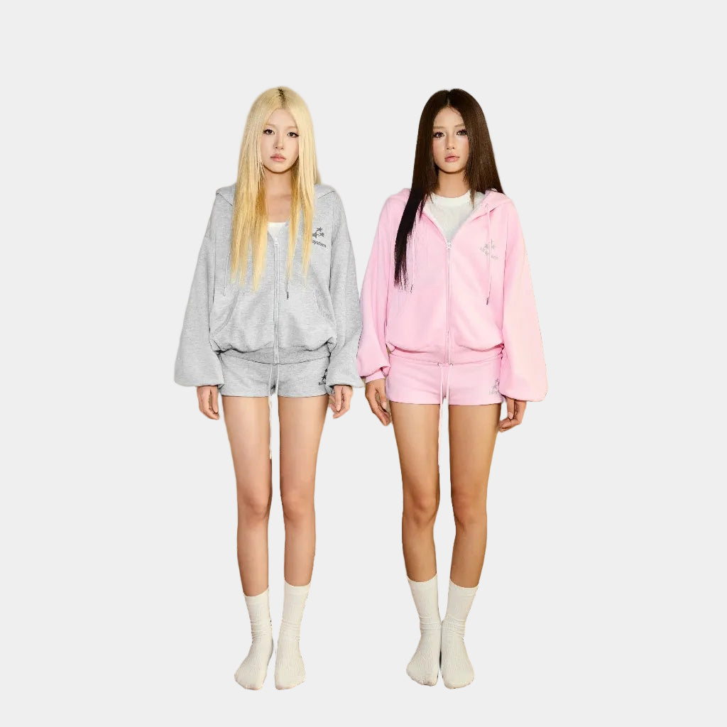 Kill System Low-Rise Glitter Shorts Super Star
