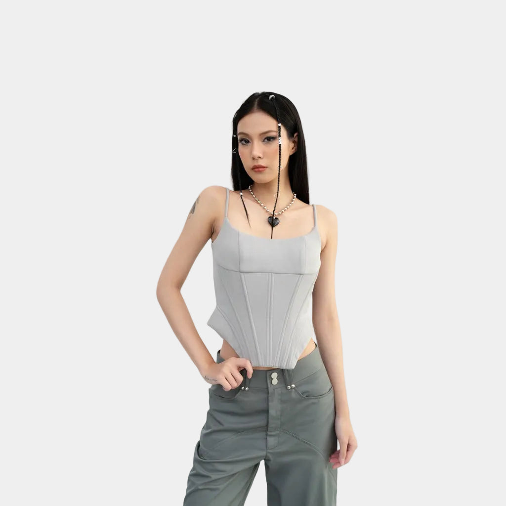Cera Square Hem Corset Top