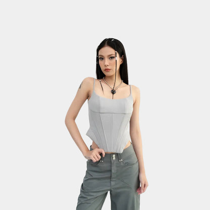 Cera Square Hem Corset Top