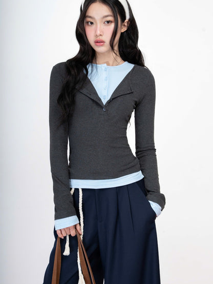 Hoo Design Double Pleated Wide-Leg Trousers