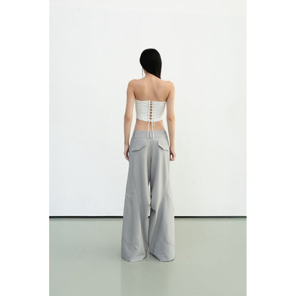 Cera Wide Pants With Side Zipper