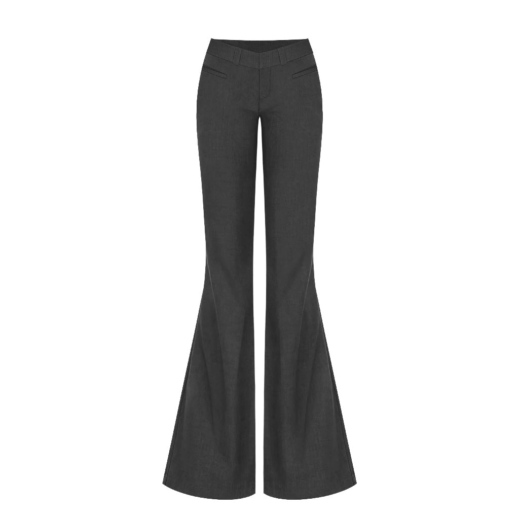 Kill System Low-Rise Flared Trousers Jarin
