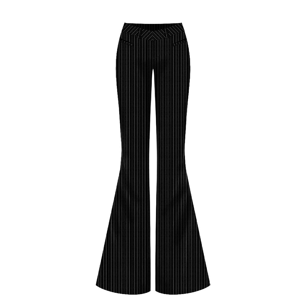Kill System Low-Rise Flared Trousers Jarin