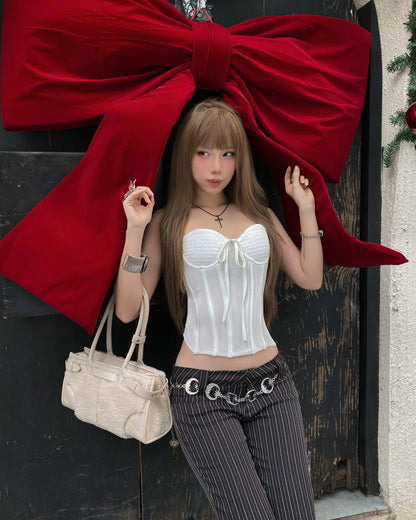 Kill System Low-Rise Flared Trousers Jarin