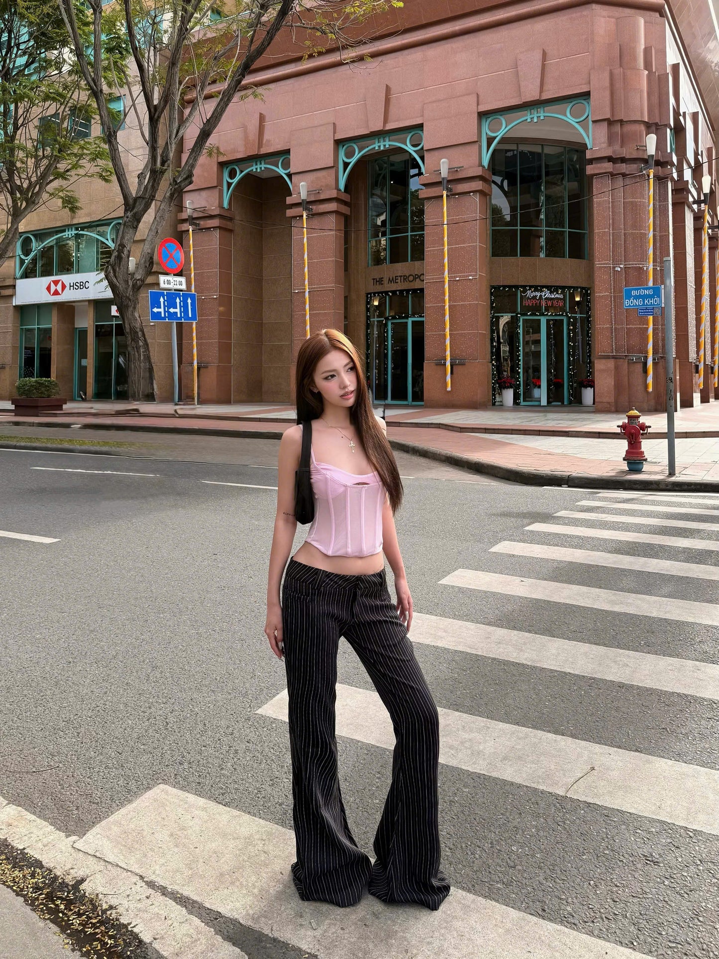 Kill System Low-Rise Flared Trousers Jarin