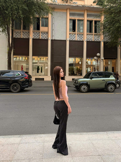 Kill System Low-Rise Flared Trousers Jarin