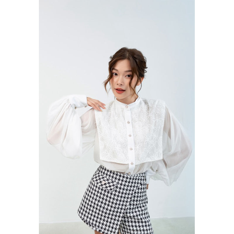 Cera Tweed Skort
