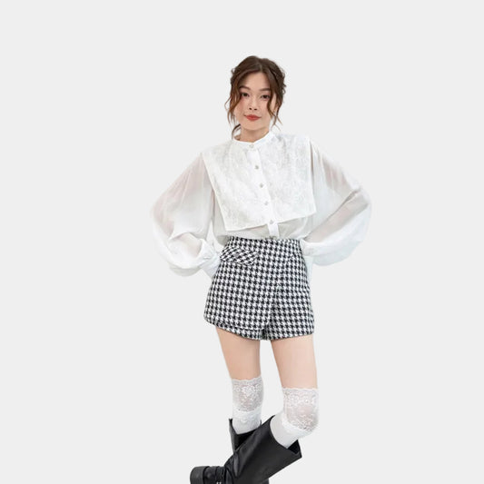 Cera Tweed Skort