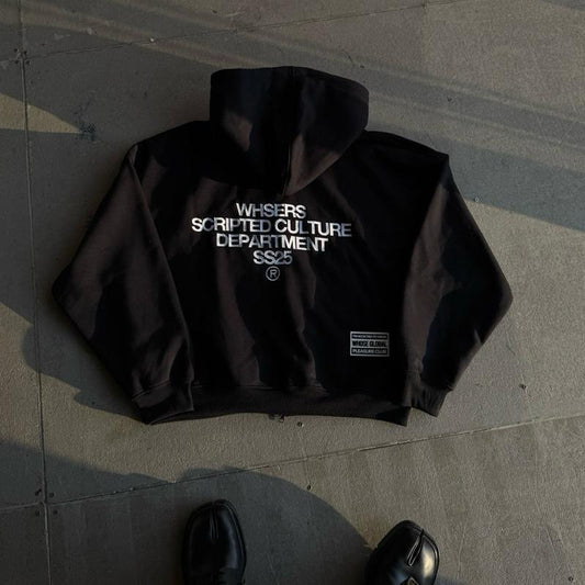 WHOSE Rubber Hoodie Zip Premium Cotton (Pre-order)