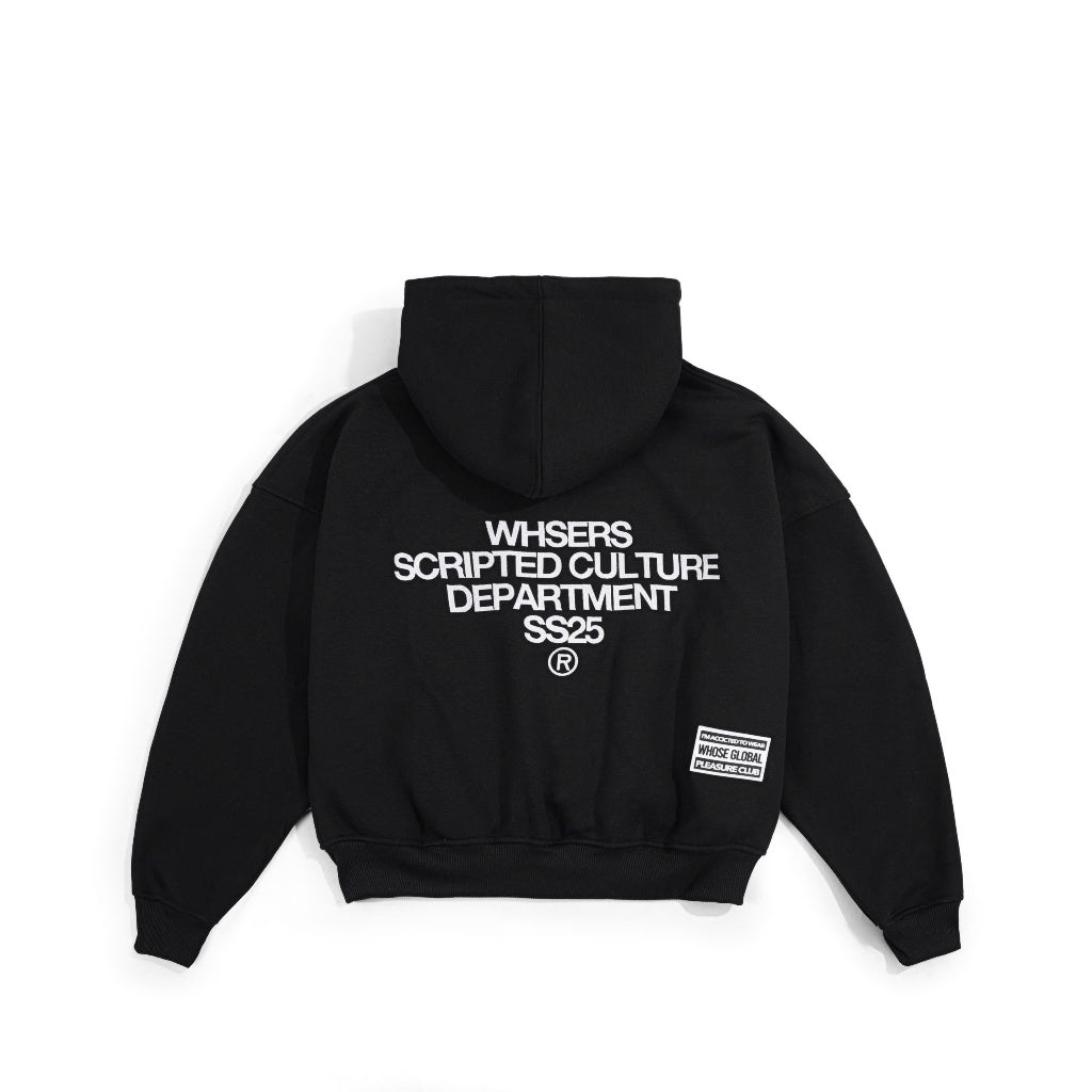 WHOSE Rubber Hoodie Zip Premium Cotton (Pre-order)