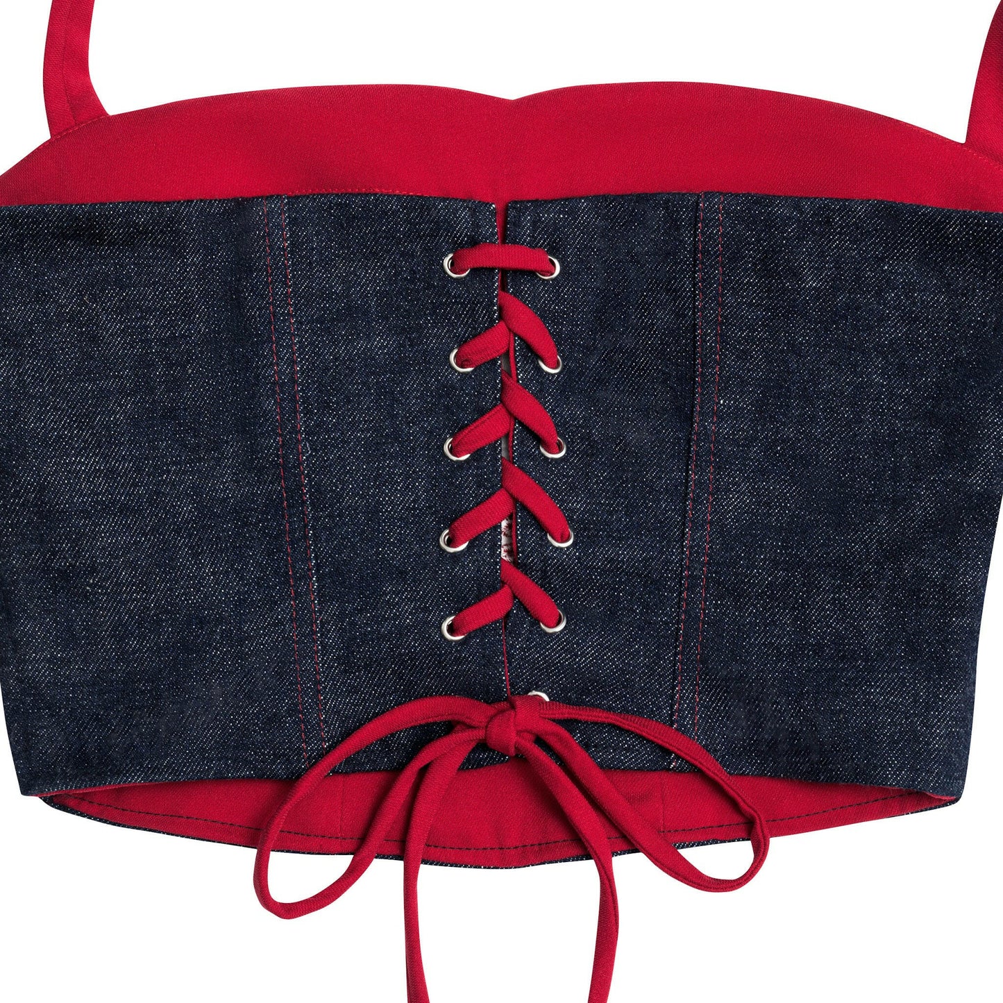 Push Push Rdc - Ruby Denim Selvedge Corset (Pre-order)