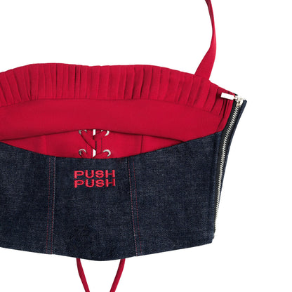 Push Push Rdc - Ruby Denim Selvedge Corset (Pre-order)