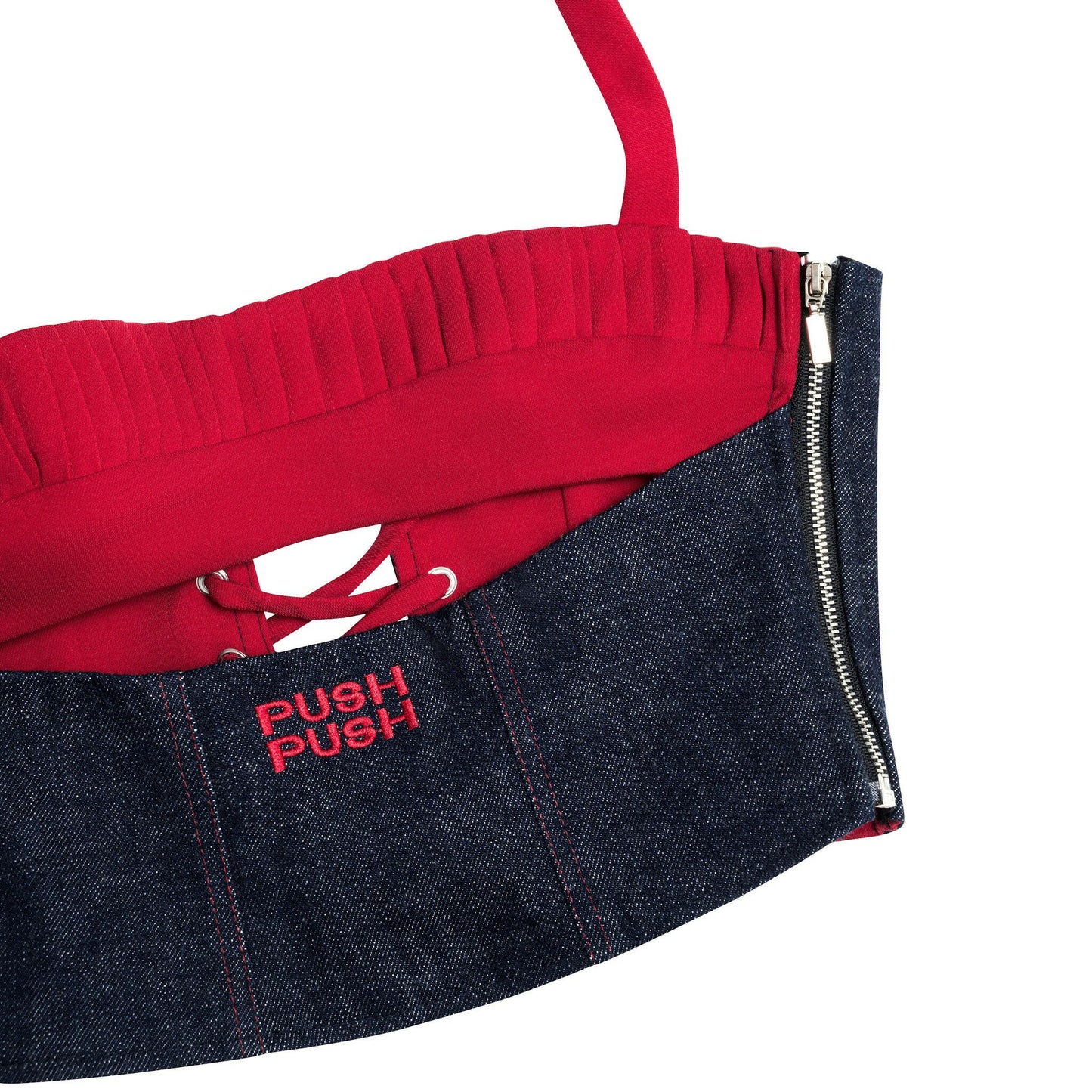 Push Push Rdc - Ruby Denim Selvedge Corset (Pre-order)