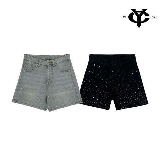 WHOSE Rhinestone Embellished Shorts (Pre-order)