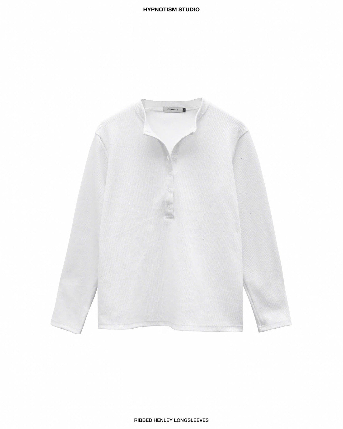Hypnotism Ribbed Henley Top