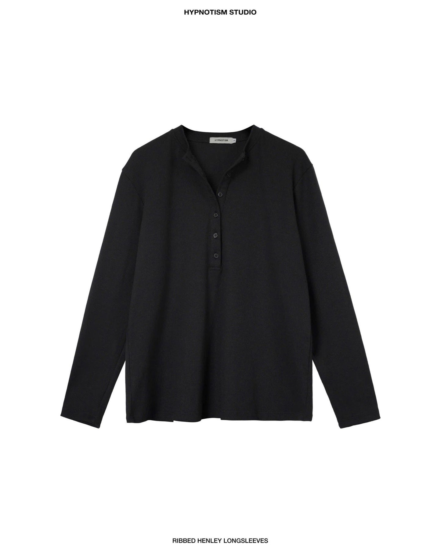 Hypnotism Ribbed Henley Top
