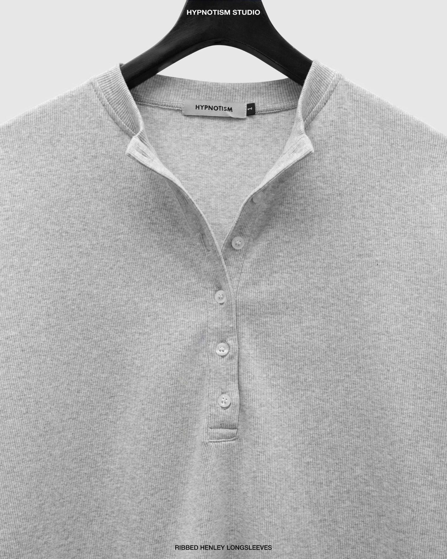 Hypnotism Ribbed Henley Top