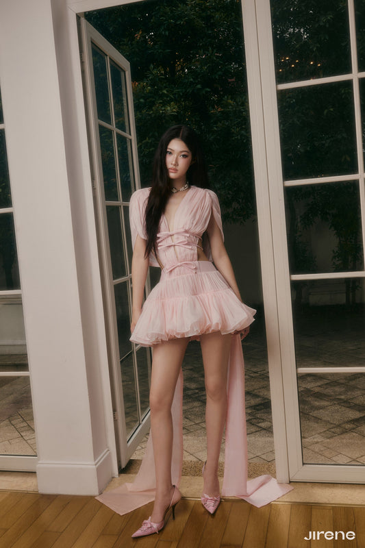 Jirene Ribbon Dress (Pre-order)