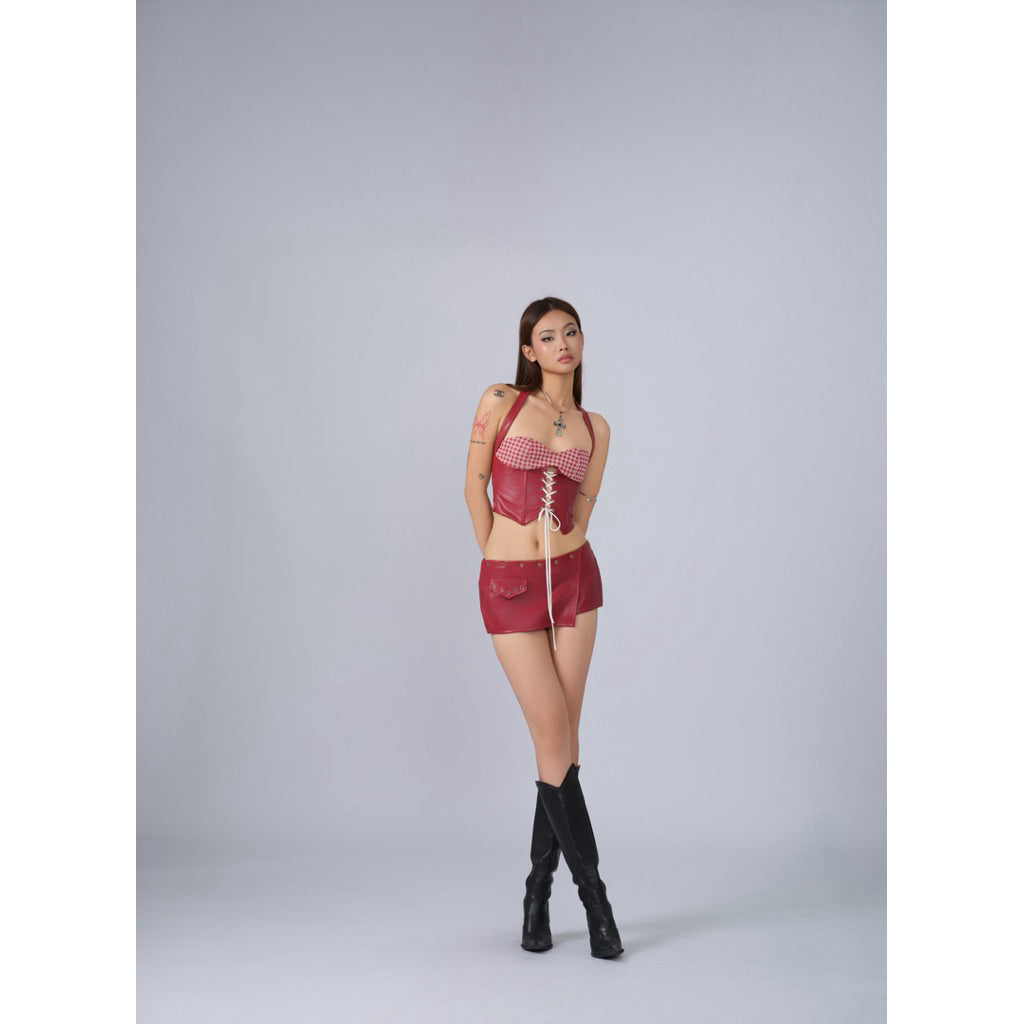 Feiin.Atelier Rosso Shorts