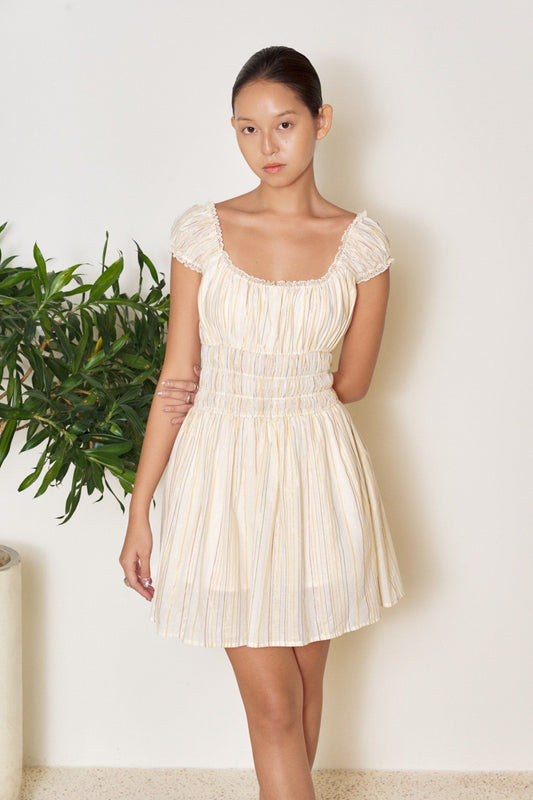 Libe Ruched Mini Dress (Pre-order)