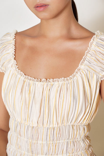 Libe Ruched Mini Dress (Pre-order)