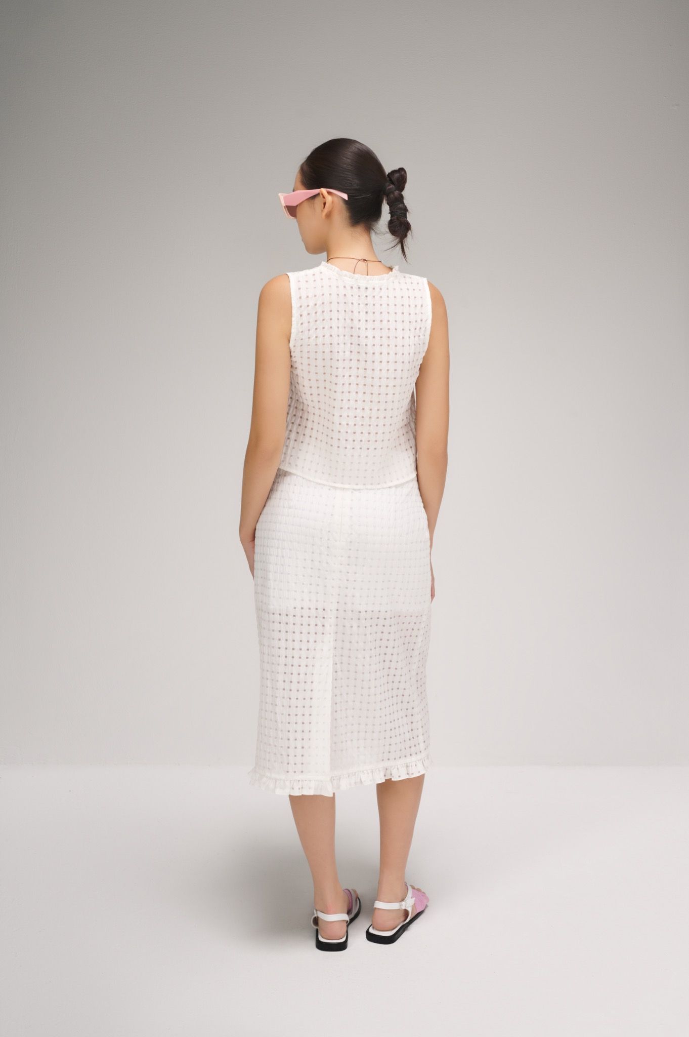 Libe Ruffle Midi Skirt (Pre-order)