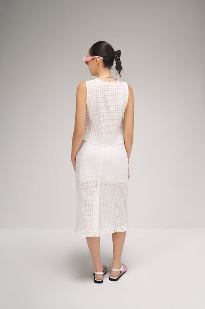 Libe Ruffle Midi Skirt (Pre-order)