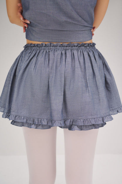 Libe Ruffle Mini Skorts (Pre-order)