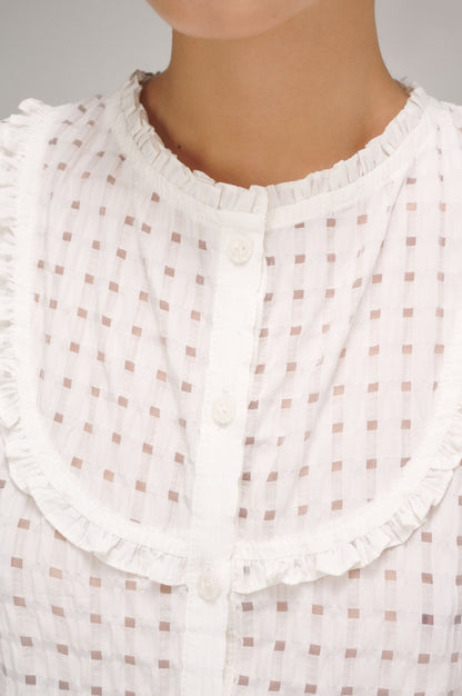 Libe Ruffle Sleeveless Top (Pre-order)