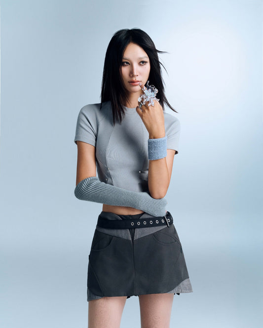 Bunny Hill Saira Skirt - Grey (Pre-order)