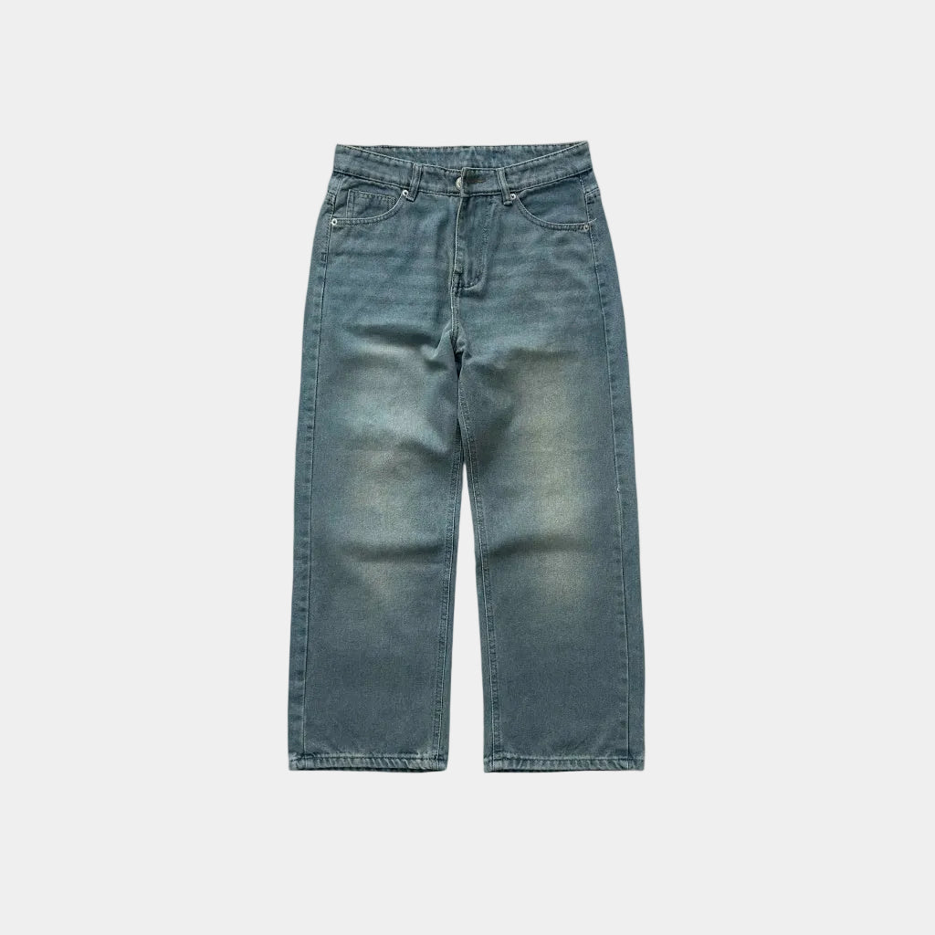 WHOSE Sea Ver.2 Wide Straight Jeans