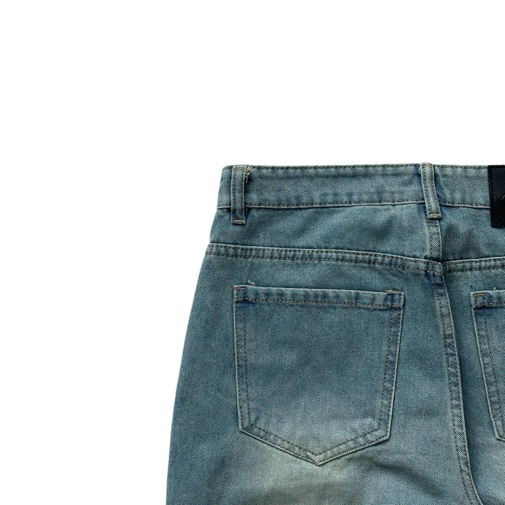 WHOSE Sea Ver.2 Wide Straight Jeans