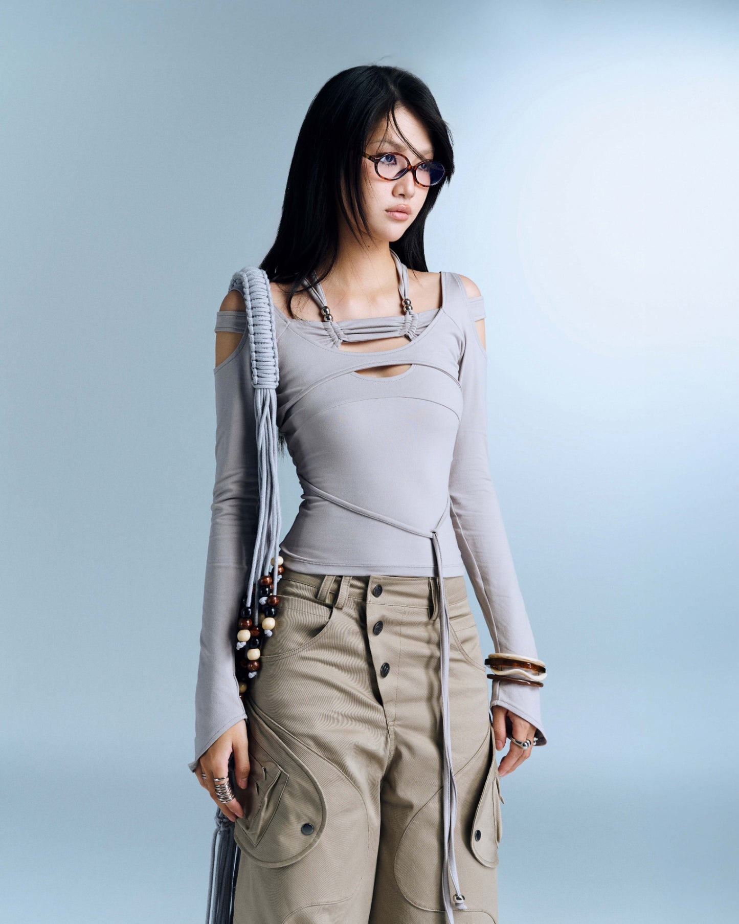 Bunny Hill Serafin Top - Grey (Pre-order)