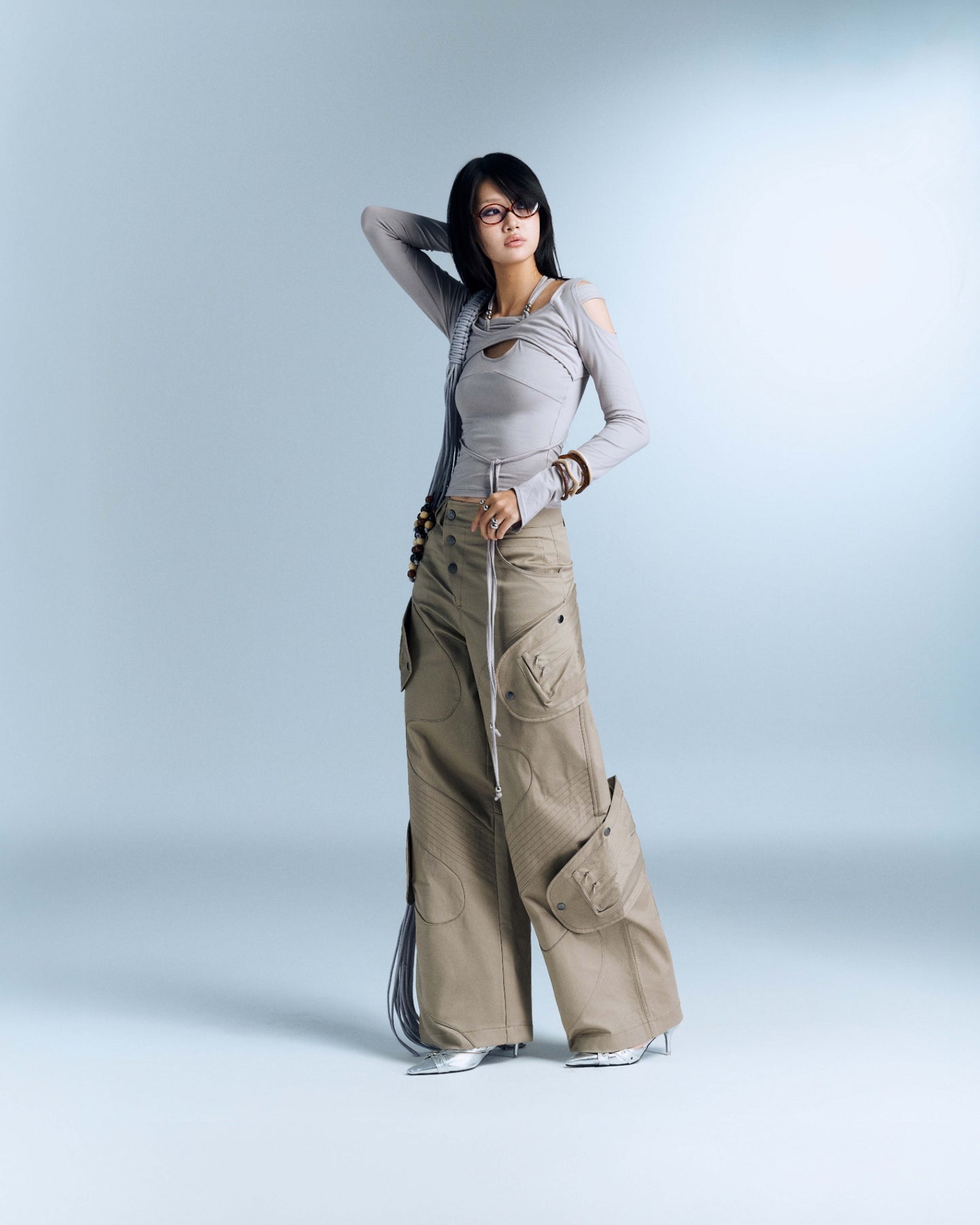 Bunny Hill Serafin Top - Grey (Pre-order)