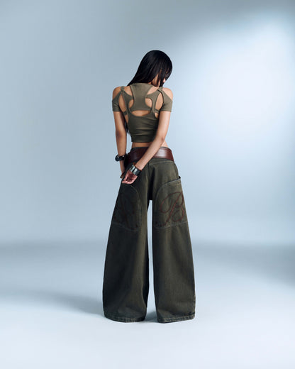 Bunny Hill Seymour Pants Ver Jeans 
- Brownish Gray (Pre-order)