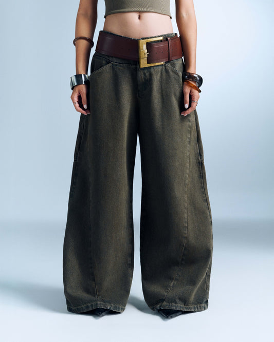 Bunny Hill Seymour Pants Ver Jeans 
- Brownish Gray (Pre-order)